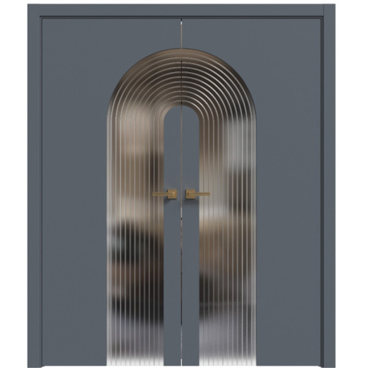 Межкомнатная дверь Течение 4 ПО двустворчатая
